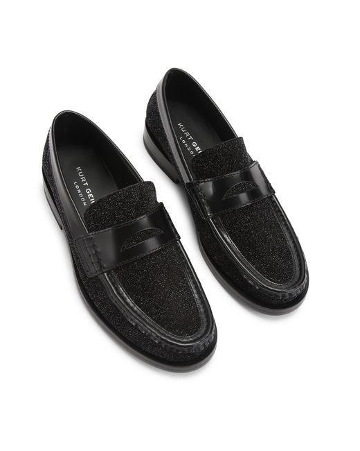 Kurt Geiger Black Leather Lombard Loafer Loafers for men