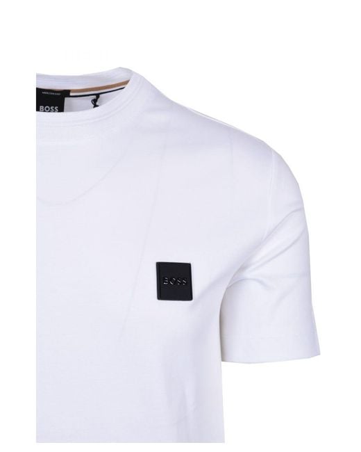 Boss White Hugo Boss Tiburt 278 T Shirt for men