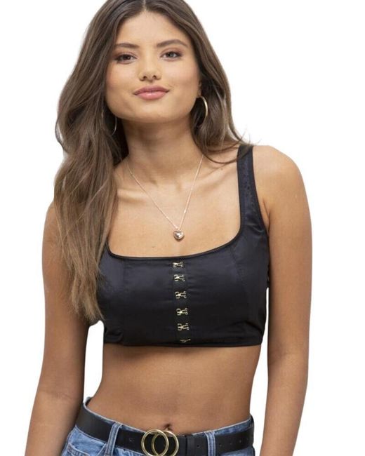 Pour Moi Black Contradiction By Encore Underwired Corset