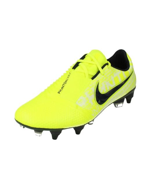 Nike Yellow Phantom Venom Elite Sg-Pro Ac Football Boots for men