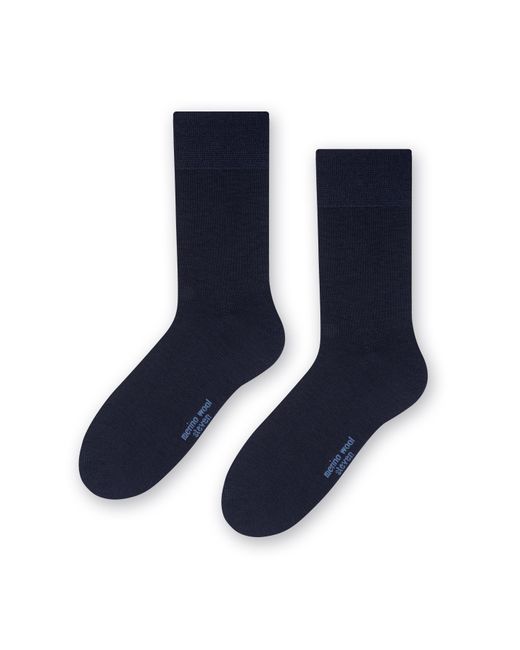 Steve Madden Blue Merino Wool Socks for men