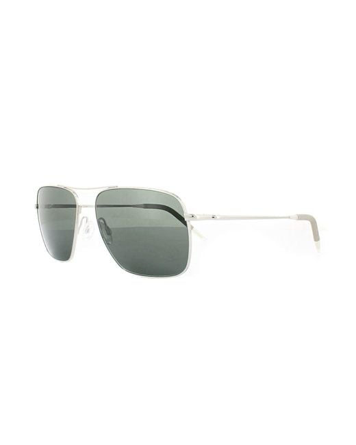 Oliver Peoples Green Sunglasses Clifton 1150 5036/P2 Midnight Express Vfx Polarized Metal for men