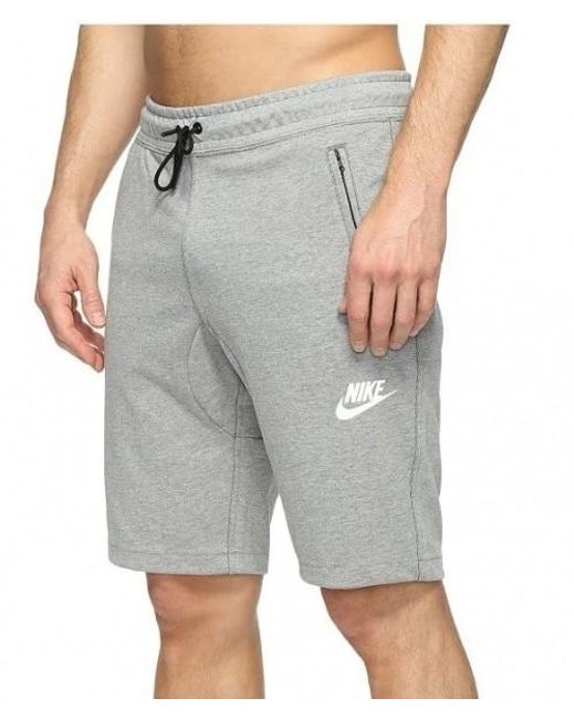 nike sweat shorts mens grey