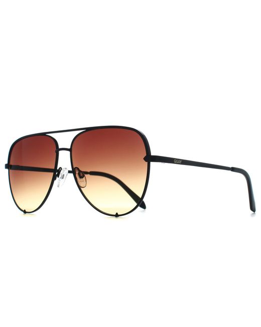 Quay Brown Aviator Gradient High Key Extra Large Metal