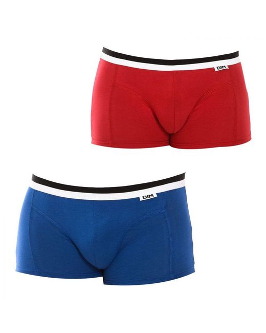 Dim Red Pack-2 Boxers Unno Basic Breathable Fabric D05H2 for men