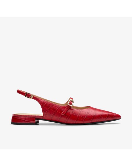 Clarks Red Sensa15 Shine Interest Shoes
