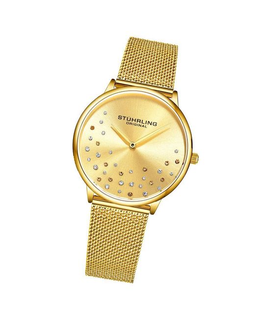 Stuhrling Metallic Symphony Quartz 38Mm