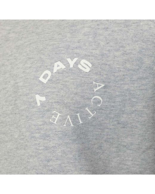 7 DAYS ACTIVE Dames Monday 2.0 Crew Sweatshirt In Grijs in het Gray