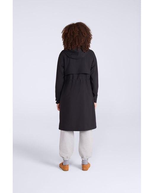 Mountain Warehouse Blue 'Jade' Long Waterproof Jacket Breathable Raincoat Pfc-Free Outerwear