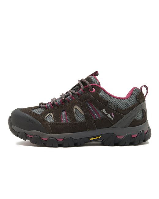 Peter Storm Black Arnside Ii Waterproof Walking & Hiking Shoes With High Traction Sole