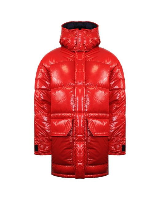The North Face Red Brnlb Down Parka Jacket Nylon for men