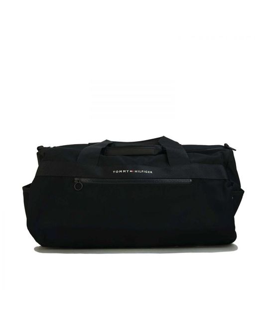 Tommy Hilfiger Black Accessories Horizon Duffle Bag for men