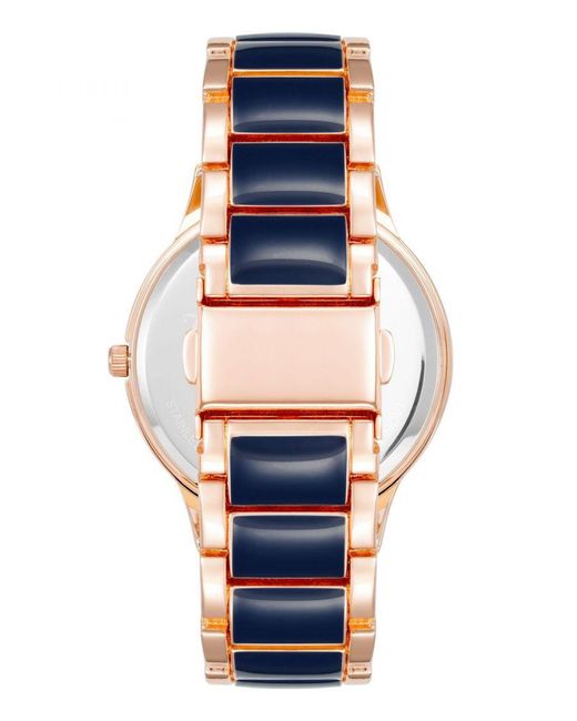 Juicy Couture Blue Rose Gold Watches