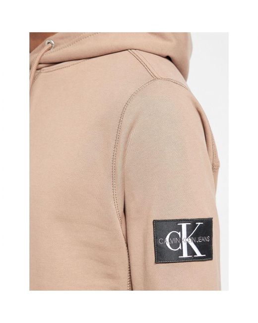 Calvin Klein Natural Monogram Hoodie for men