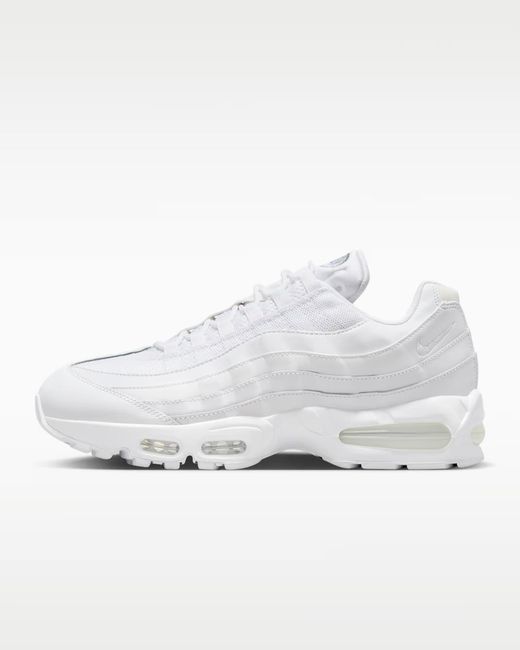 Nike White Air Max 95 Trainers