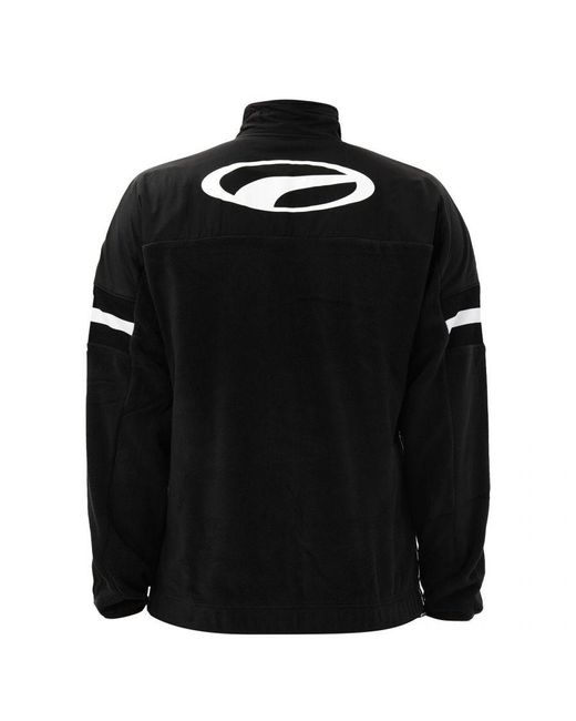 PUMA Black Xtg Woven Jacket Winterized Fleece Track Top 595889 01 for men
