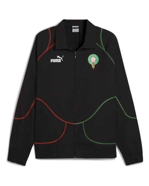 PUMA Black Ftblstatement Track Jacket Tracksuit Top for men