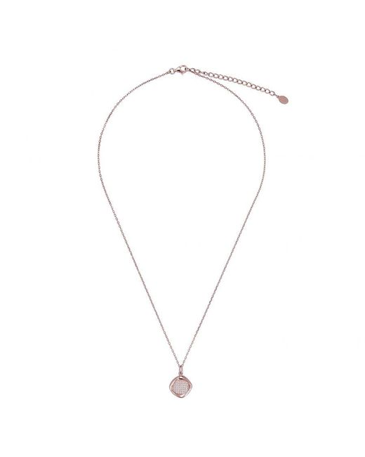 Orphelia Metallic 'Amalia' 925 Sterling Chain With Pendant