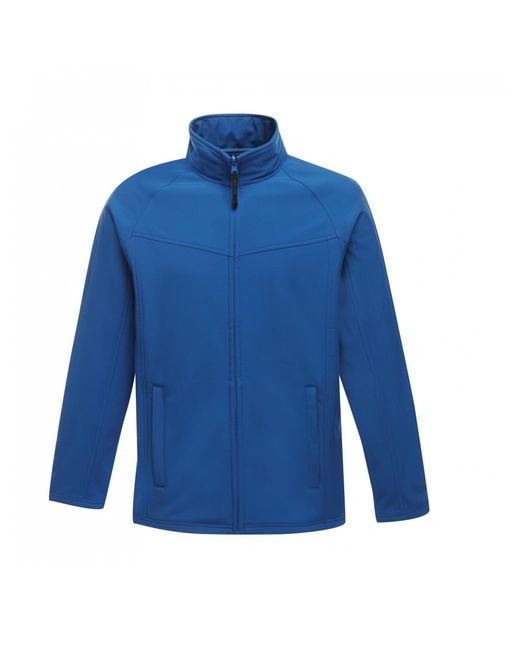 Regatta Blue Uproar Lightweight Wind Resistant Softshell Jacket (Oxford) for men