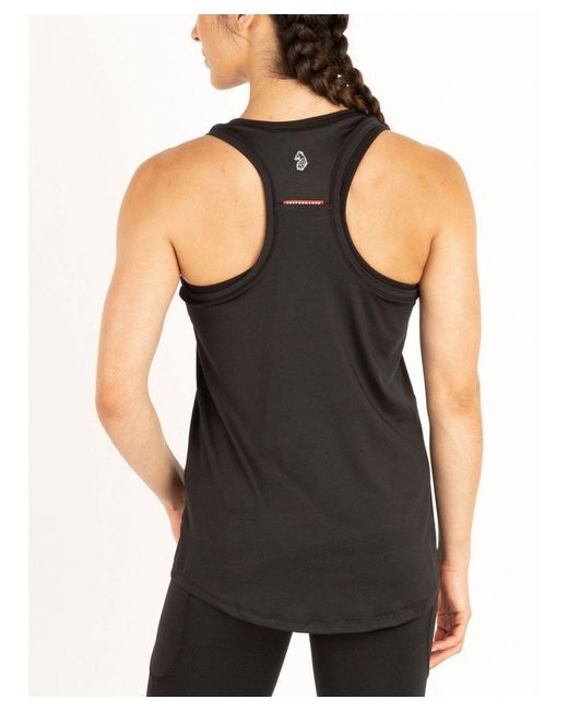 Luke 1977 Black Row Gym Vest
