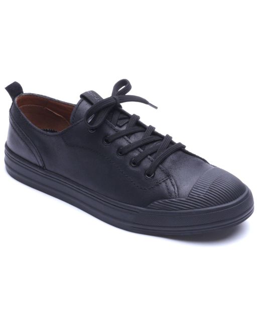 Base London Blue Volt Leather Lace-Up Shoes for men