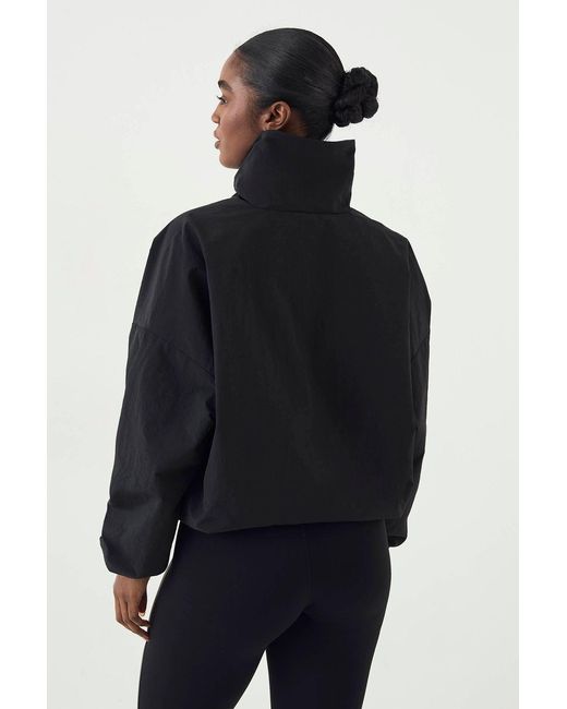 DSGN Studio Pink Colour Block Funnel Neck Jacket