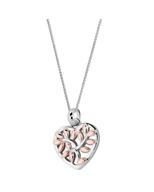 Orphelia Metallic 'Afia' 925 Sterling Chain With Pendant