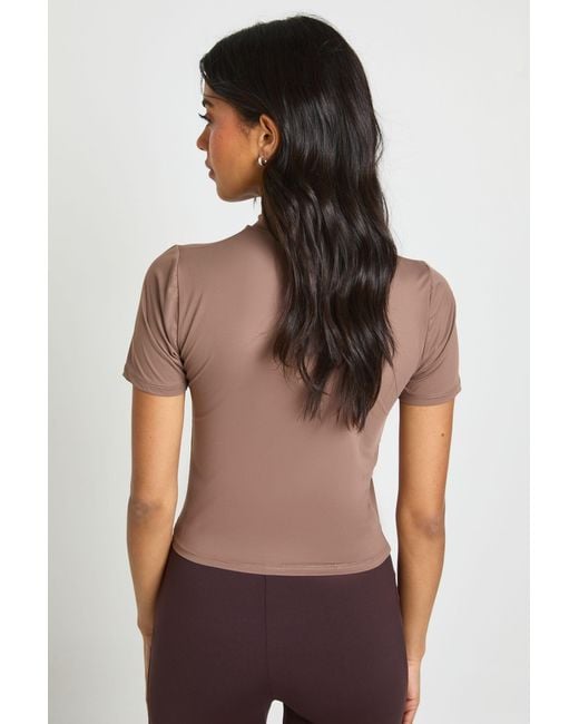 Boohoo Multicolor Second Skin Crew Neck Everyday Tee