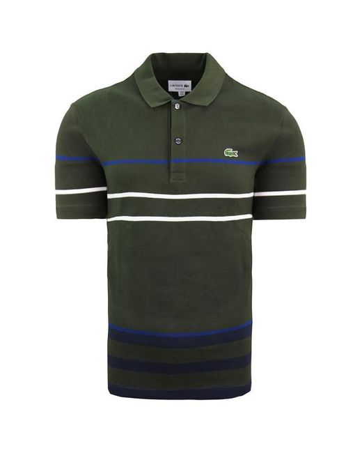 Lacoste Green Regular Fit Polo Shirt Cotton for men