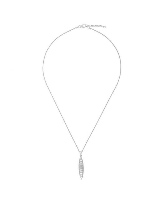 Orphelia Metallic 925 Sterling Chain With Pendant