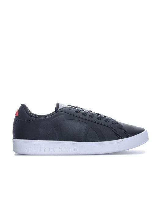 Ellesse Blue Campo Leather Trainers