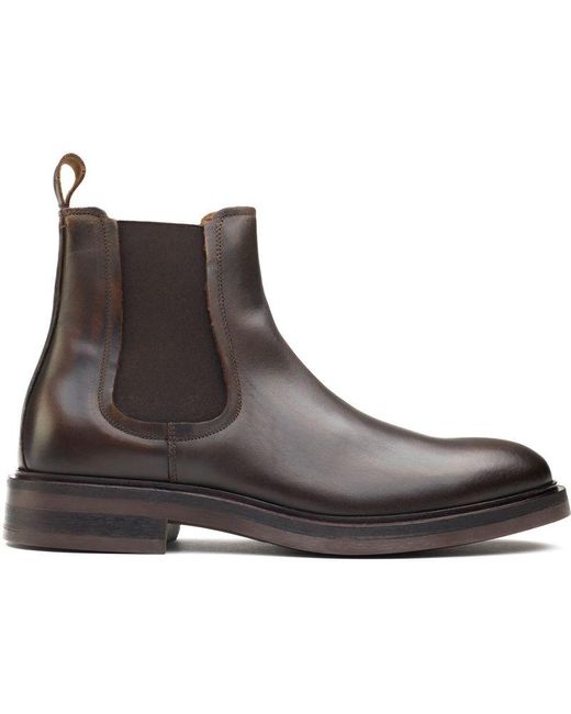Hackett Brown Egmont Boots for men