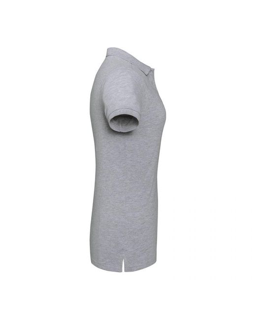 Russell Gray Ladies Tailored Stretch Polo (Light Oxford)