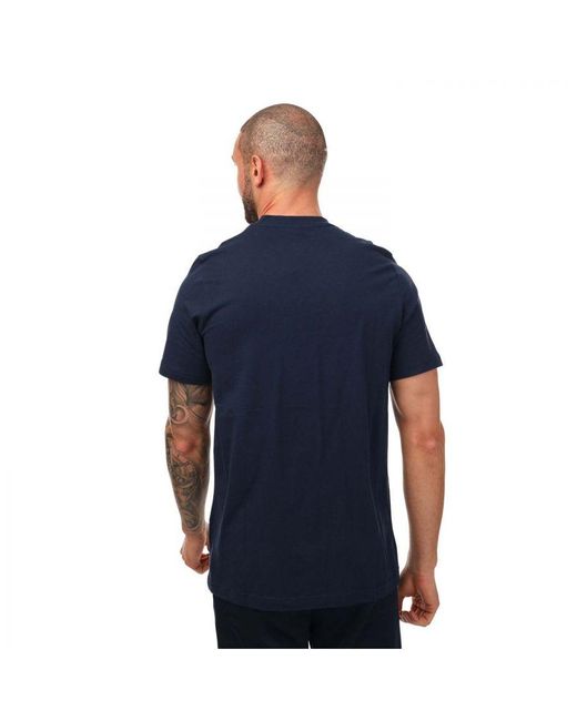 Adidas Entrada 22 Katoenen T-shirt In Blauw-wit in het Blue voor heren