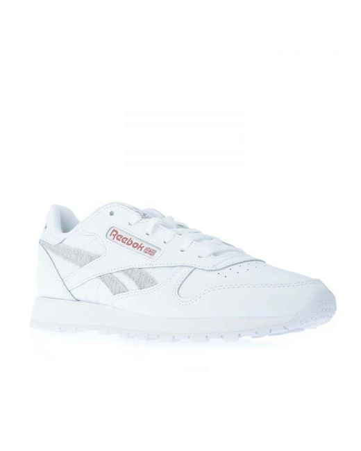 Reebok S Classics Classic Leather Trainers in White | Lyst UK