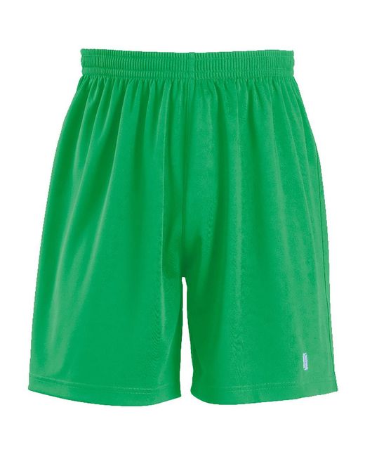 Sol's Green San Siro 2 Sport Shorts (Bright) for men