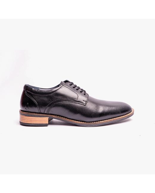Hush Puppies Black Damien Formal Lace-Up Shoes Leather for men