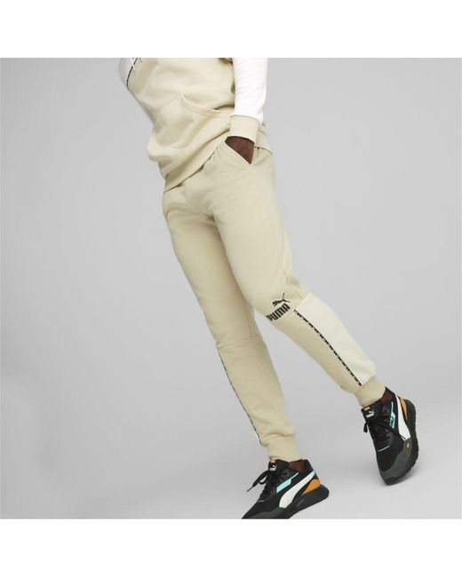 PUMA Metallic Essentials Block Tape Sweatpants for men