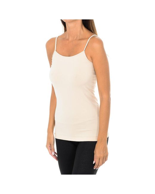 Intimidea White Virginia Thin Tank Top 210014