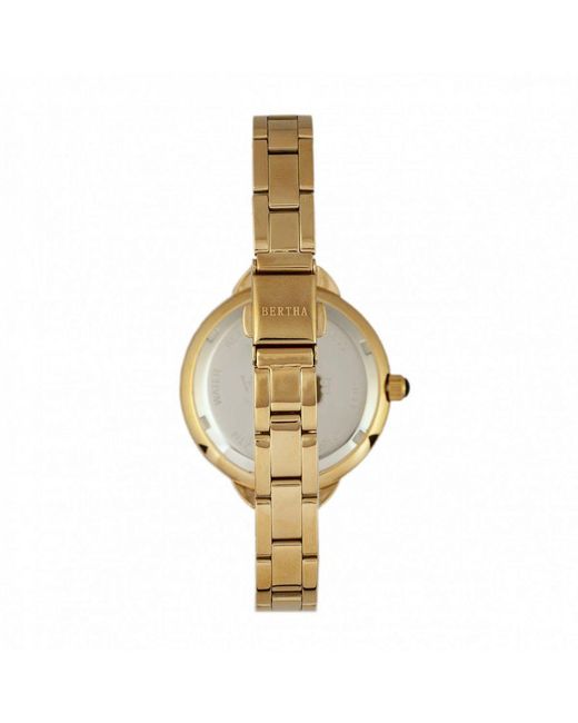 Bertha Metallic Madison Sunray Dial Bracelet Watch