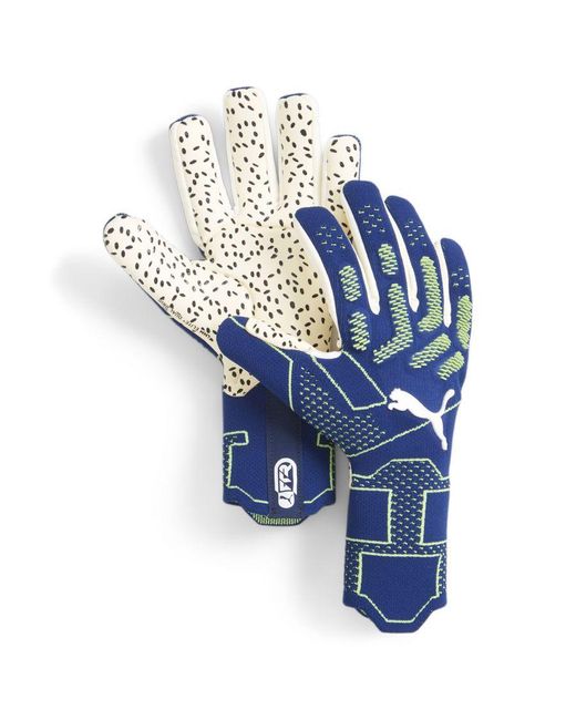 PUMA Blue Future Ultimate Negative Cut Football Goalkeeper Gloves