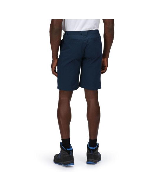 Regatta Blue Highton Active Stretch Durable Long Shorts for men
