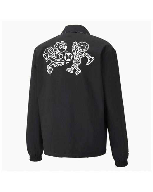 PUMA Black X Mr Doodle Reversible Jacket for men