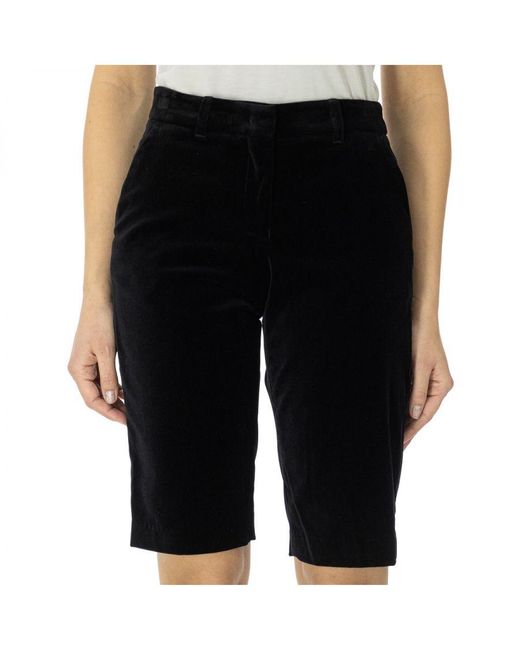 Emporio Armani Black Shorts Cotton