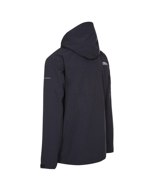 Trespass Blue Oswalt Dlx Waterproof Jacket for men