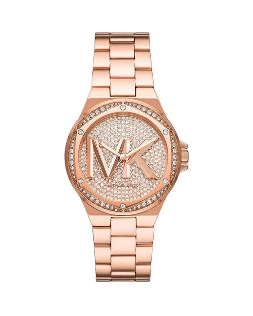 Michael Kors Pink Mk7230 Lennox Ladies Watch Stainless Steel