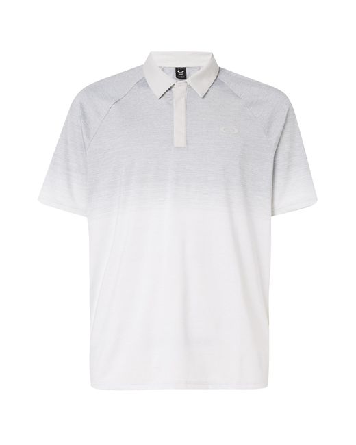 Oakley White Short Sleeve Four Jack Gradient Polo Shirt 434315 26C Spandex for men