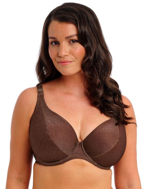 Fantasie Brown Fs506402 Sabana Plunge Bikini Top
