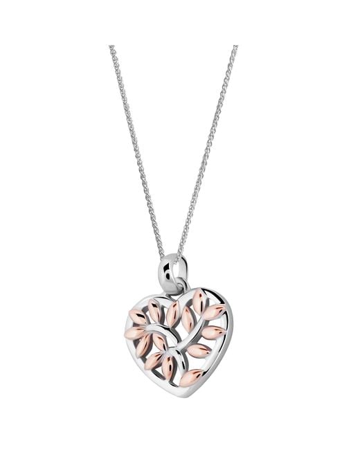 Orphelia Metallic 'Afia' 925 Sterling Chain With Pendant