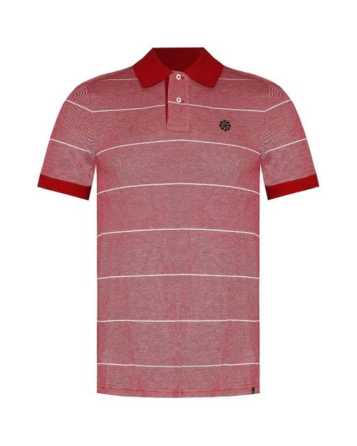 Nike Red Logo Polo Shirt for men